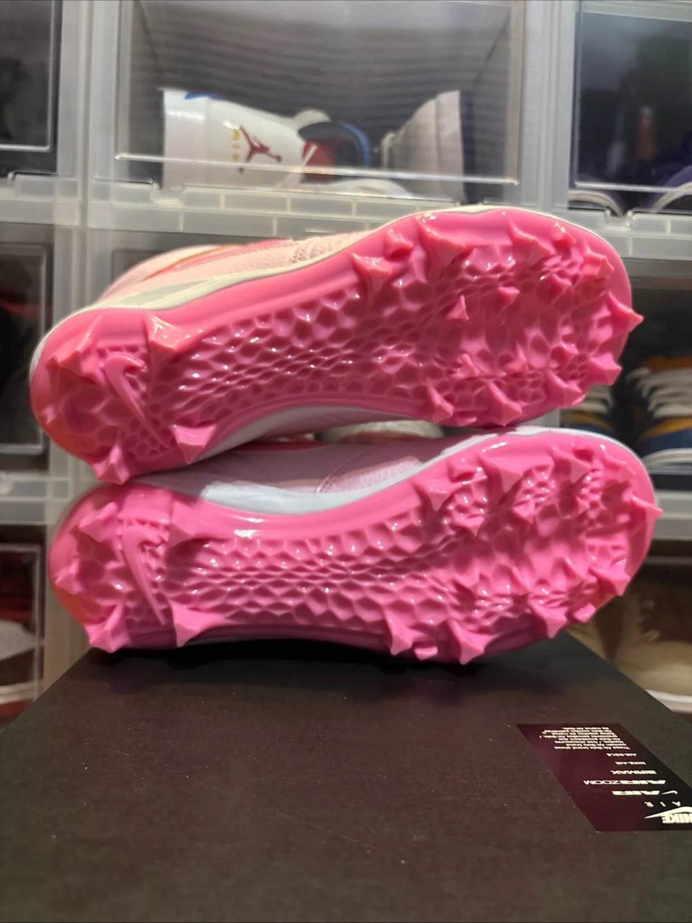 Air Jordan Stadium 90 Low TD Pink Foam HQ0210-600 Football Cleats Men’s Sz 9 NWB